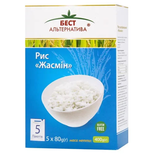 Рис Бест Альтернатива Жасмін 5х80г