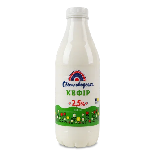 Кефір 2.5% Вищого Ґатунку, П/Пл, 840 Г