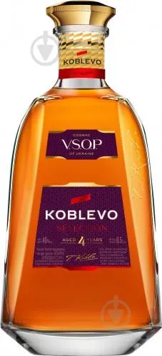 Коньяк України Коблево Селексьон (4 зірочки, 40%) 0,5л