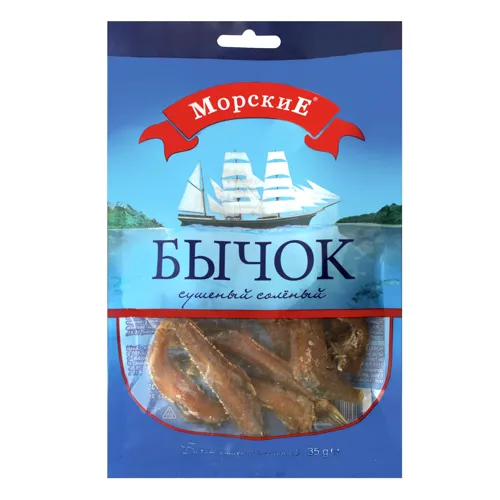 Бичок сушений солоний Морские м/у 35г