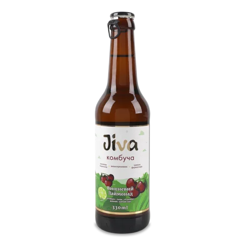 Напій Безалкогольний Слабогазований Соковмісний Комбуча Вишневий Лимонад, с/пл 330мл