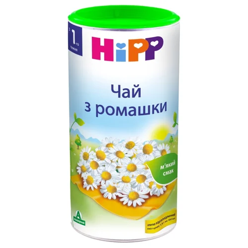 Чай дитячий HiPP трав'яний з ромашки з 1 тижня 200г