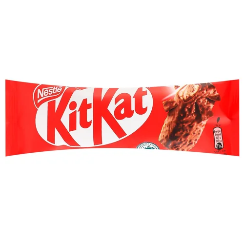 Морозиво NESTLE® KITKAT® зі смаком шоколаду та вафель у шоколадно молочній глазурі 62г
