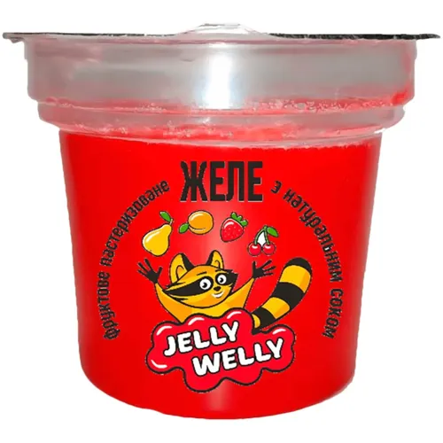Желе фруктове з соком полуниці JellyWelly 100г