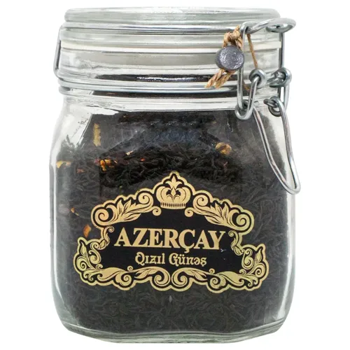Чай чорний Azercay Золоте сонце апельсин та шипшина 200г