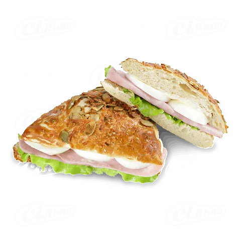 Слойка «Крафтяр» з шинкою, 200г