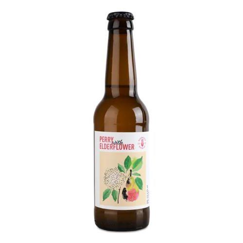 Шипучий Брют Перрі, Пастеризований, Elderflower, в/ґ, 0.33л, 6-6.5%