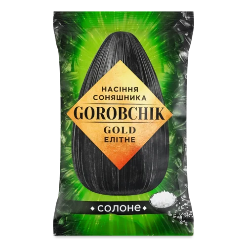 Насіння Соняшника Смажене Солоне Вищого Ґатунку, 120г