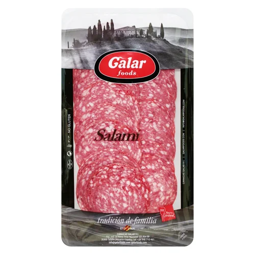 Ковбаса Galar Салямі нарізана 80г