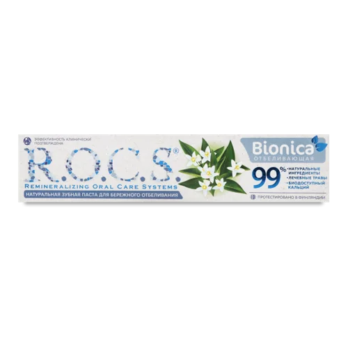 Зубна Паста Bionica Відбілююча R.O.C.S., 60мл