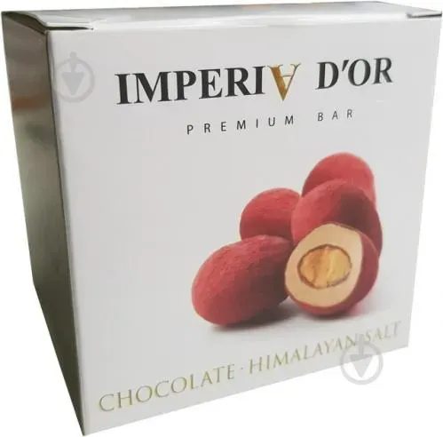 Шоколадні цукерки з мигдалем та гімалайською сіллю Imperia d'Or Sal (16*80г)