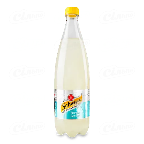 Напій Schweppes Bitter Lemon безалкогольний сильногазований, 750мл