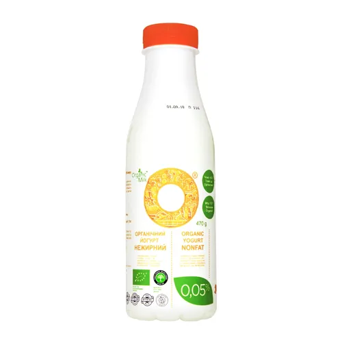 Йогурт 0.05% нежирний Organic Milk, 470г