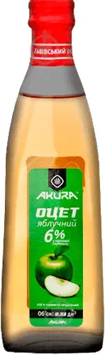 Оцет яблучний Akura 330мл