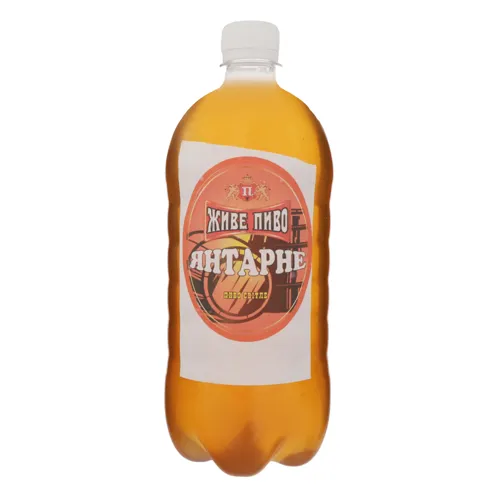 Пиво 5.1% світле непастеризоване Янтарне Живе пиво Полтавпиво