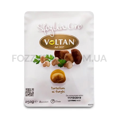 Тортелоні Voltan Sfoglia Oro з грибами 250г