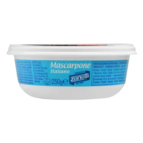 Сир 80% Mascarpone Italiano Zanetti п/у 250г