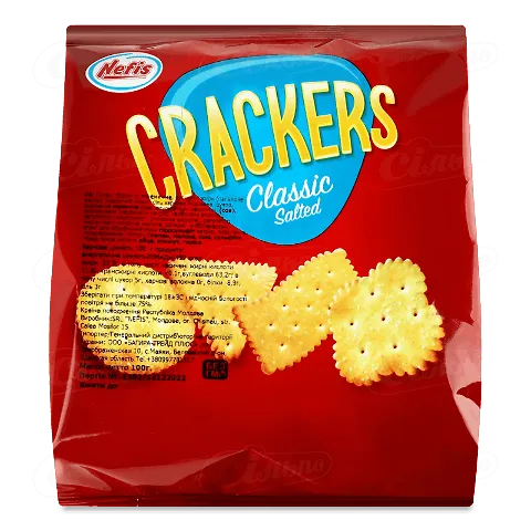 Крекер Nefis Crackers Classic з сіллю, 100г