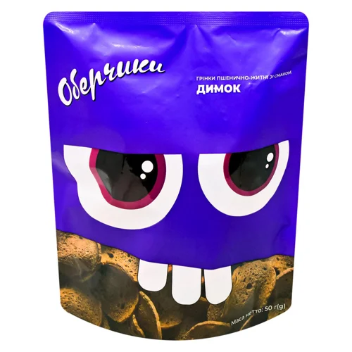 Грінки Оберчики зі смаком димку 50г