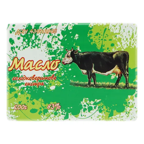 Масло 83% солодковершкове Екстра Моллагро м/у 200г