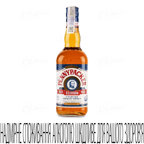Віскі PennyPacker Kentucky Straight Bourbon, 0,7л