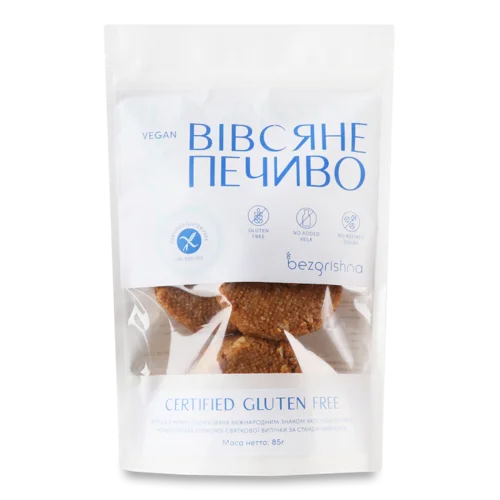 Вівсяне Печиво Bezgrishna Bakery, в/ґ, 85г