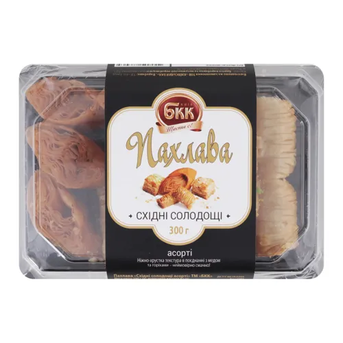 Пахлава Східні солодощі асорті БКК 300г