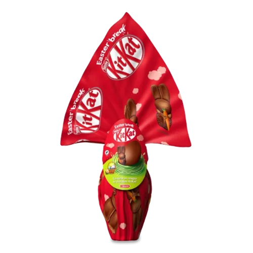 Фігура Молочного Шоколаду Яйце + Набір Фігур Кролики, в/ґ, 243г