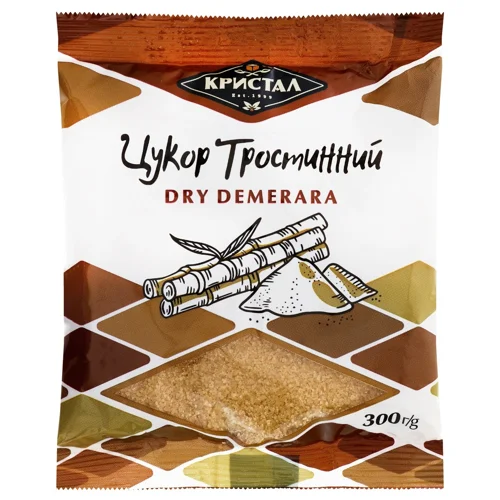 Цукор Кристал тростинний 300г