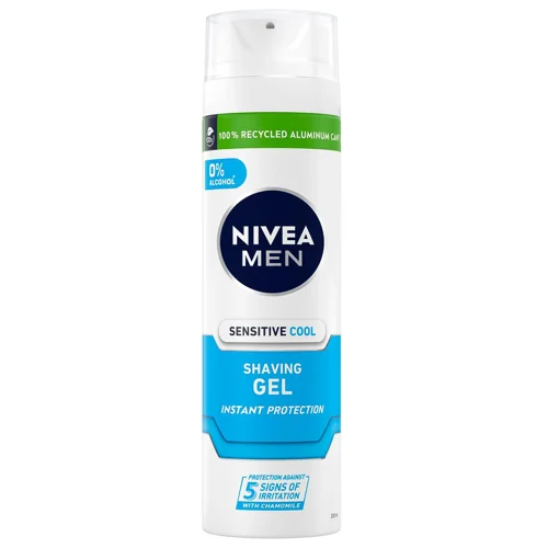 Гель для гоління Nivea Охолоджуючий для чутливої шкіри  200мл