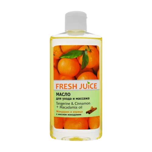 Масло для догляду та масажу Tangerine & Cinnamon + Macadamia, натуральне, в/пл, 150мл