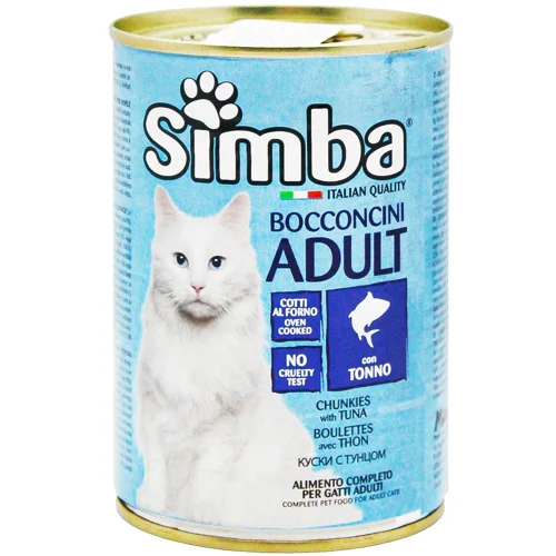 Корм вологий Simba з тунцем для котів 415г