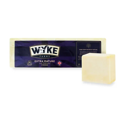 Сир Wyke Farms Чеддер витриманий 51% кор/мол, кг