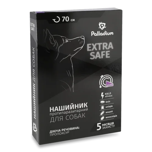 Нашийник Протипаразитарний Для Собак 70см Extra Safe Palladium, 1шт