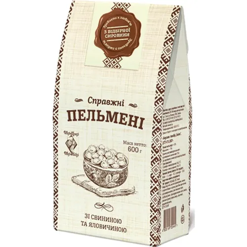 Пельмені Хуторок Справжні 600г