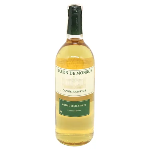 Вино Baron de Monroe Cuvee Prestige біле напівсолодке 11% 0,75л