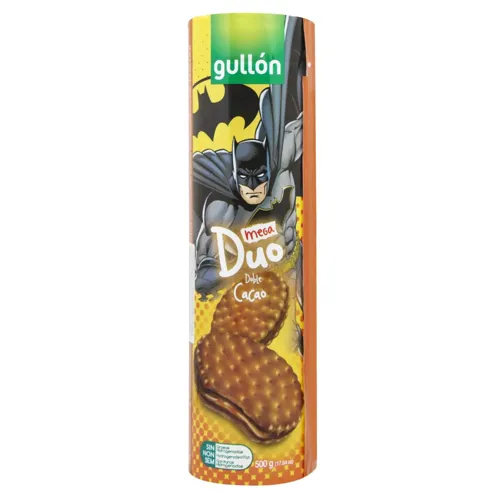 Печиво Gullon Duo Batman з шоколадом 500г