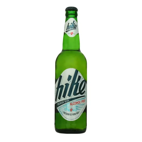 Пиво 0.5л 0.5% безалкогольне світле пастеризоване Hike с/пл