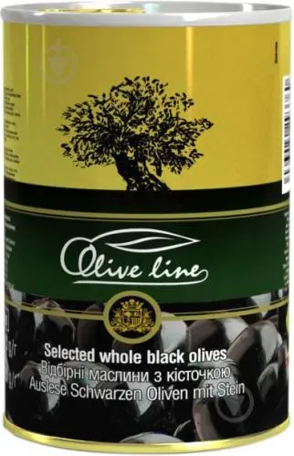 Маслини Olive Line відбірні без кісточки, 420г