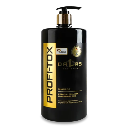 Шампунь Dalas Profi-Tox з кератином, колагеном і гіалуроновою кислотою