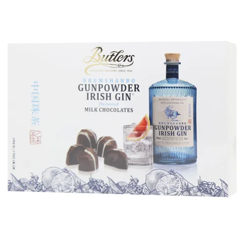 Цукерки Butlers Drumshanbo Gunpowder Irish Gin Трюфелі з молочним шоколадом 125г