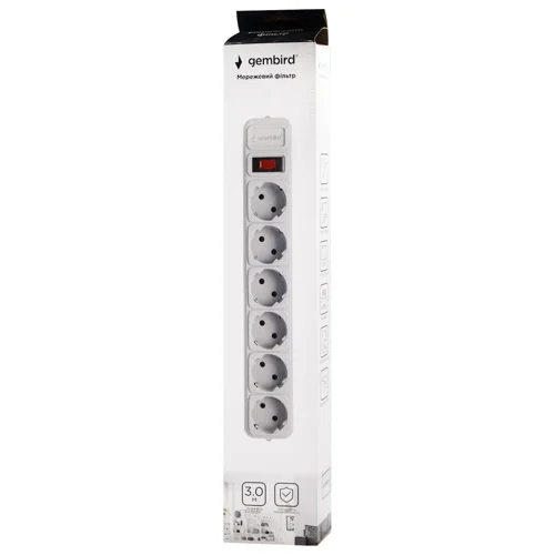 Мережний фільтр Power Cube SPG6-B-10PP