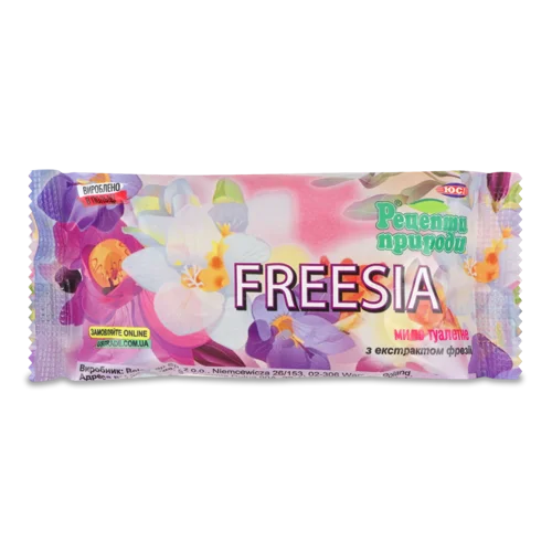 Туалетне Мило Freesia Рецепти Природи, 90 г