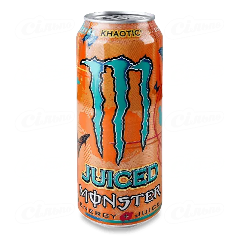 Напій енергетичний Monster Energy Khaotic з залізній банці, 0,5л