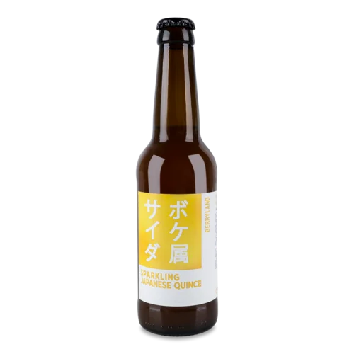 Сік Газований Нефільтрований Пастеризований Яблучний Sparkling Japanese Quince Berryland, 0.33л