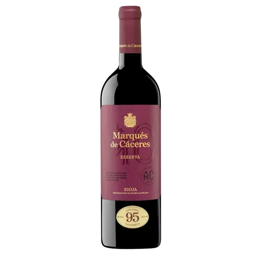 Вино Marques De Caceres Rioja Reserva червоне сухе 14% 0,75л