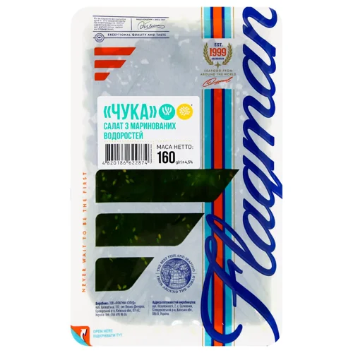 Салат Flagman Чука з морських водоростей 160г