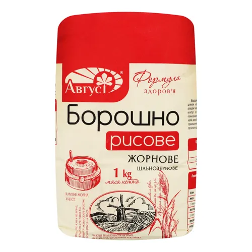 Борошно рисове жорнове Август м/у 1кг