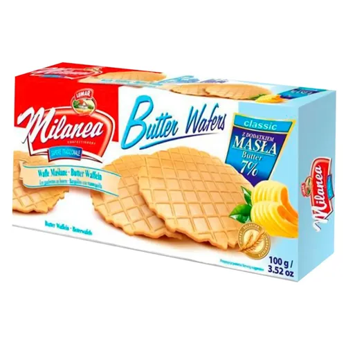 Вафлі Milanea масляні, 100г