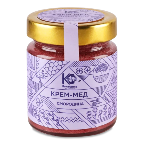 Крем-Мед Смородина Вищого Ґатунку, С/Б 220г